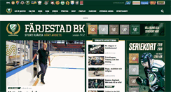 Desktop Screenshot of farjestadbk.se