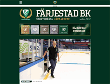 Tablet Screenshot of farjestadbk.se